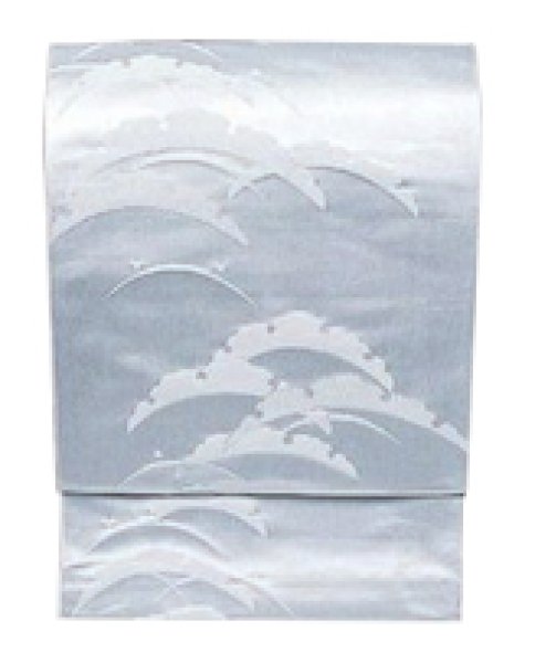 画像3: 女物別織 八寸名古屋帯(かがり仕立付)【雷・つゆ芝・鶴・亀甲花菱・さざ波・小花・変わり市松・麻の葉】 ty63101 ty63102 ty63103 ty63104 ty63105 ty63106 ty63107 ty63108 ty63109 ty63110 ty63111 (3)