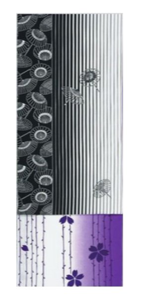 画像4: 女物別染 昼夜帯【環つなぎ・破れ格子・吉原つなぎ・和傘・縞・桜・献上柄・業平菱・隅田川】ty63028 ty63029 ty63030 ty63031 ty63032 ty63033 ty63034 ty63035 (4)