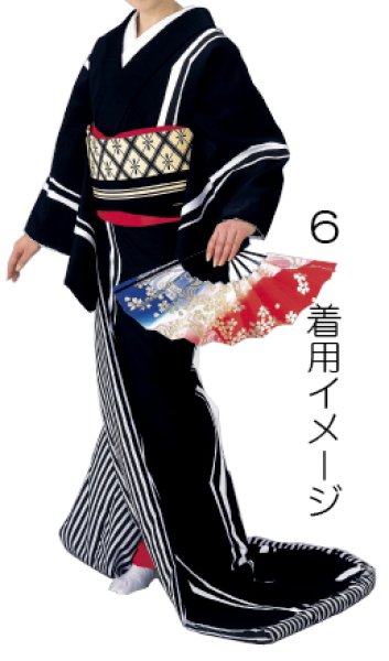 画像10: 女物別染 昼夜帯【環つなぎ・破れ格子・吉原つなぎ・和傘・縞・桜・献上柄・業平菱・隅田川】ty63028 ty63029 ty63030 ty63031 ty63032 ty63033 ty63034 ty63035 (10)