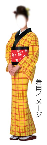 画像3: 女物 お七帯【桜】 八百屋お七 関東だらり 町娘 (3)