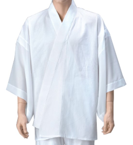 画像4: 【秋冬用】男半襦袢 M・L・LL寸 64604 64605 64606 (4)