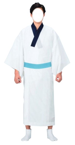 画像3: お仕立上り 男物長襦袢(半衿付) M・L・LL寸 (3)