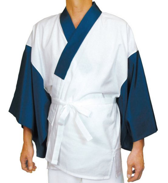 画像3: 男物半襦袢(衿ファスナー式) M・L寸 (3)