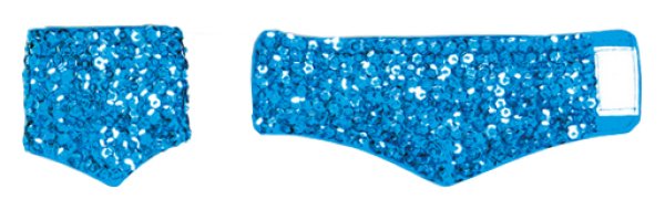 画像2: スパンコールリストバンド 青 紫 銀 赤 金 黒 60801 60802  60803 60804 60805 60806 (2)