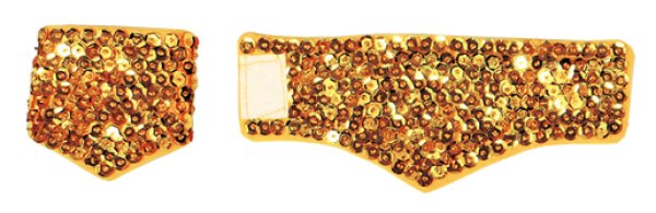 画像6: スパンコールリストバンド 青 紫 銀 赤 金 黒 60801 60802  60803 60804 60805 60806 (6)