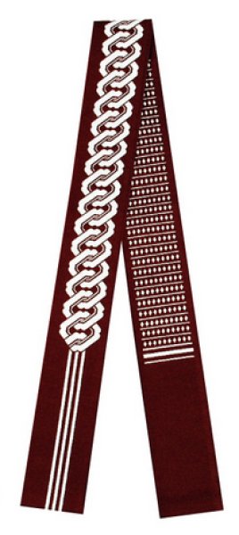 画像3: 芯入り 半纏帯(祭り法被腰紐) 【吉原つなぎ・ソロバン玉】 61100 61101 61102 (3)