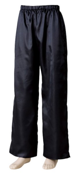 画像2: よさこい サテンストレートパンツ　黒・白・紫・シルバー　M・Ｌ寸　60609 60610 60611 60612 (2)