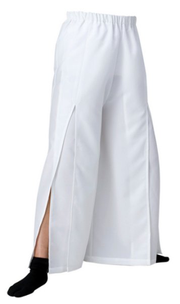 画像3: よさこい スリットパンツ 黒・白・ブルー・紫 M・L寸 60616 60617 60618 60619 (3)