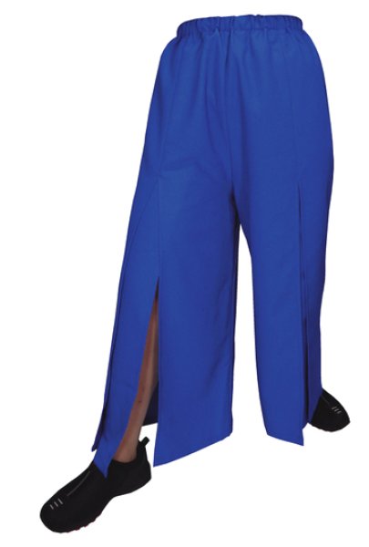 画像4: よさこい スリットパンツ 黒・白・ブルー・紫 M・L寸 60616 60617 60618 60619 (4)