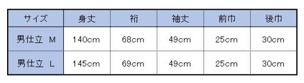 画像2: 反物・仕立て上がり(男仕立) お揃い浴衣 M・L寸【纏・綱】 (2)