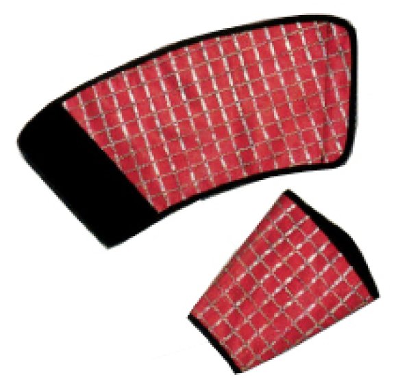 画像4: マジックテープ付 銀糸手甲 s6545 s6546 s6547 s6548 (4)