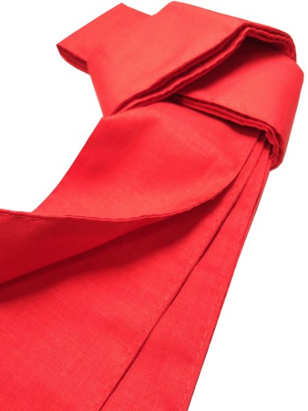 画像2: カラー無地たすき 選べる6色 赤 青 ピンク 黄 黄緑 白 s3101 s3102 s3103 s3104 s3105 s3106 edo5136 edo5135 edo5134 (2)