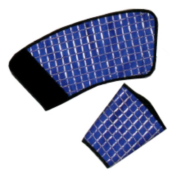 画像7: マジックテープ付 銀糸手甲 s6545 s6546 s6547 s6548 (7)