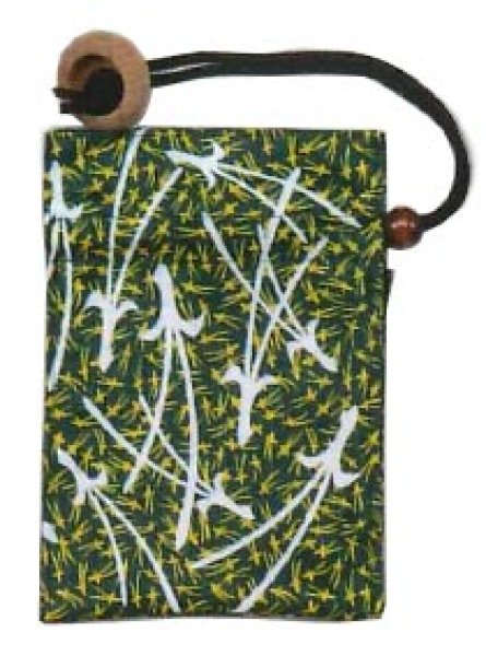 画像4: ファスナー付 ナイアガラ巾着袋 【熨斗・松葉・鱗・祭禮・網目・七宝】 (4)