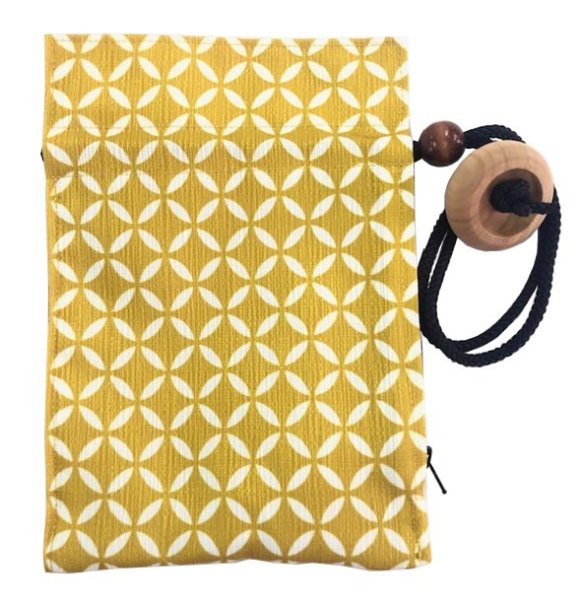 画像8: ファスナー付 ナイアガラ巾着袋 【熨斗・松葉・鱗・祭禮・網目・七宝】 (8)