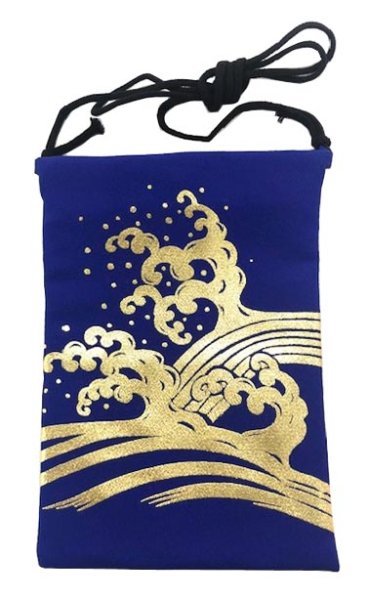 画像9: 箔付きポシェット【荒波】　選べる５カラー (9)