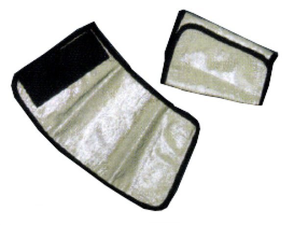 画像3: マジックテープ付 メタル手甲 s6541 s6542 s6543 s6544 (3)