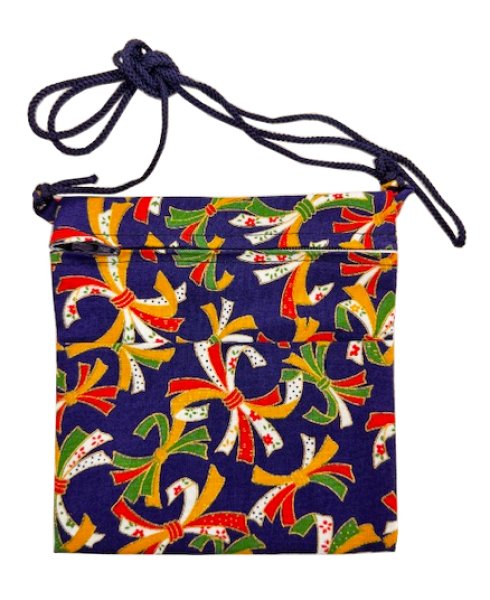 画像8: 小紋柄ポシェット【纏・紅葉・束ね熨斗・あられ】 s6453 s6454 s6455 s6456 s6457 s6458 s6459 s6460 (8)