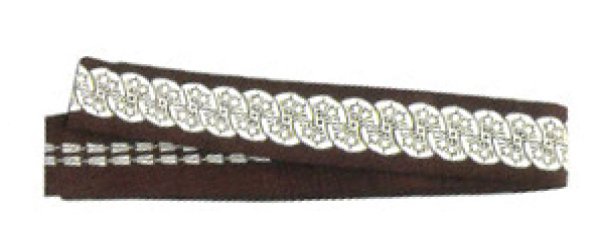 画像2: 半纏帯(平ぐけ帯) 【源氏車・矢羽】 s30 s31 s32 s33 (2)