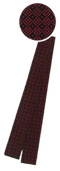 画像6: 半纏帯(芯入り)【算崩し・ニ引・賽の目風市松・松皮菱】 s95 s96 s97 s98 (6)