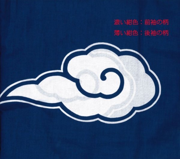 画像4: 反物・仕立て上がり　お揃い本絵羽浴衣　男仕立Ｍ寸・男仕立Ｌ寸【荒波・龍】 (4)