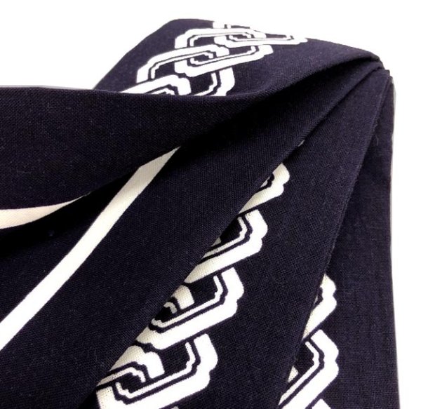 画像3: 吉原つなぎ 平ぐけ帯 s56 s57 s58 (3)