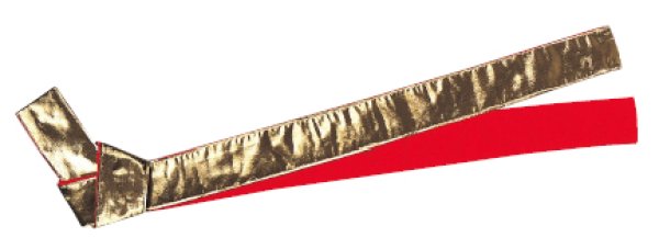 画像3: 半纏帯（芯入り）　金黒・金赤 (3)