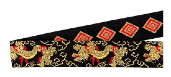 画像5: 金襴半纏帯 【三つ巴・立涌・隈取・綱・龍・三升・桜・市松・おかめひょっとこ】 edo5429 edo5430 edo5308 edo5310 edo5311 edo5314 (5)