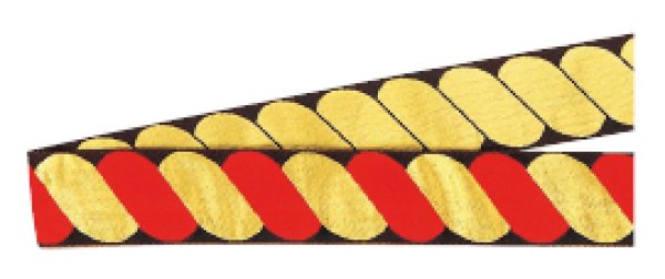 画像4: 金襴半纏帯 【三つ巴・立涌・隈取・綱・龍・三升・桜・市松・おかめひょっとこ】 edo5429 edo5430 edo5308 edo5310 edo5311 edo5314 (4)