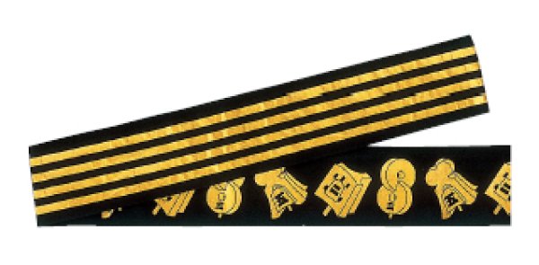 画像5: 金襴半纏帯 【蛇の目傘・扇・三つ巴・隈取・吉原つなぎ・市松・縞・纏頭・献上柄・一本独鈷】 edo5389 edo5390 edo5391 edo5392 edo5393 (5)