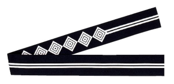 画像2: 半纏帯(芯入り)【三升・二本独鈷・吉原つなぎ・源氏車】 edo5334 edo5335 edo5336 edo5337 edo5338 edo5339 (2)