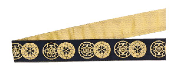 画像3: 金襴半纏帯 【吉原つなぎ・綱・源氏車・桧垣・梅鉢・陸・獅子毛・手綱・三升】 edo5321 edo5322 edo5323 edo5324 edo5325 edo5326 edo5327 (3)