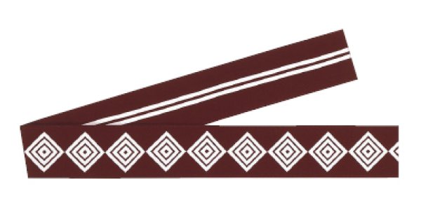 画像7: 半纏帯(芯入り)【三升・二本独鈷・吉原つなぎ・源氏車】 edo5334 edo5335 edo5336 edo5337 edo5338 edo5339 (7)