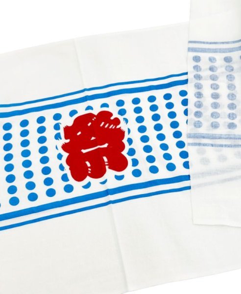 画像6: シルクプリント手拭い【一部豆しぼりに祭】100cm(1本単位) (6)