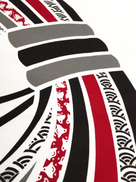 画像4: お祭り法被 【束ね熨斗】 白 (4)