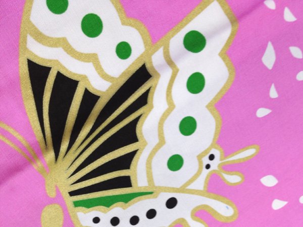 画像5: お祭り法被 【蝶・流水】 黒ピンク (赤系)・黒ブルー(青系) (5)