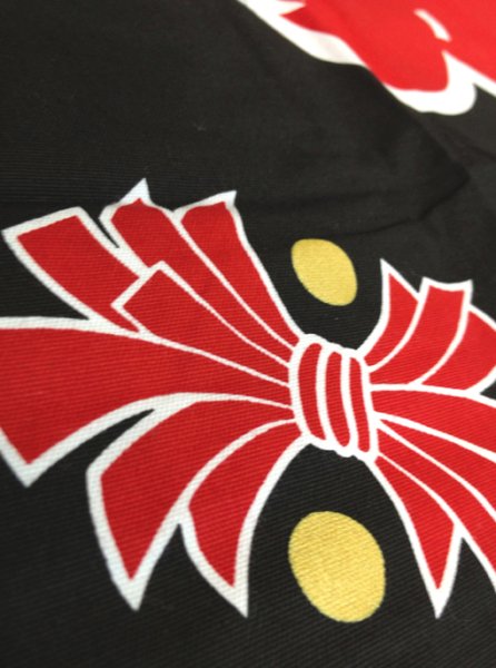 画像5: お祭り法被 【鱗・熨斗に祭】 赤黒・黄黒・ピンク黒 edo6339 edo6352 edo6353 (5)