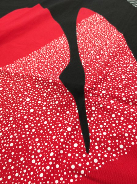 画像4: お祭り法被 【抽象柄】 赤・黒 (4)