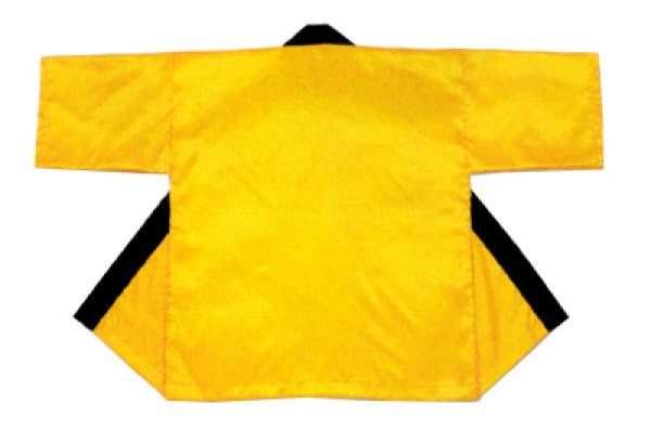 画像4: お祭り無地法被:半纏帯別売 蛍光ピンク ブルー 蛍光イエロー ブラック 蛍光黄緑 蛍光オレンジ バイオレット レッド s9441 s9442 s9443 s9444 s9445 s9446 s9447 s9448 (4)