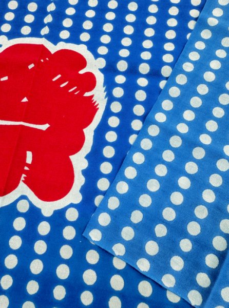 画像7: シルクプリント手拭い【豆しぼりに祭】100cm(1本単位) 6182 6183 6184 6185 (7)