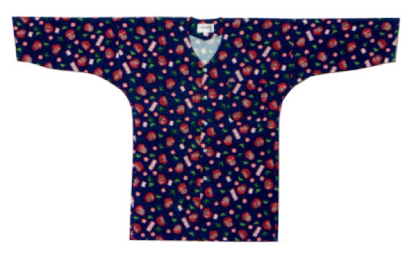 画像5: 鯉口シャツ　【黄色地にだるま・紺地にだるま】　Ｓ・Ｍ・Ｌ・ＬＬ・３Ｌ寸 黄系 赤系 青系 (5)