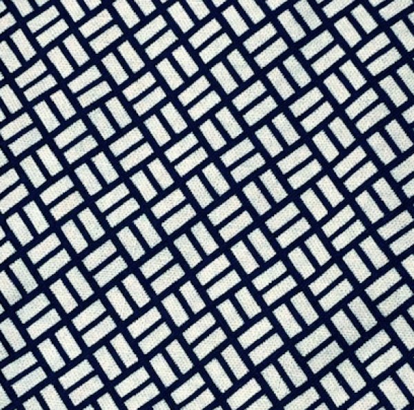 画像2: 鯉口シャツ 【二の字】 グレー地に紺 S・M・L・LL・3L寸 黒系 青系 (2)