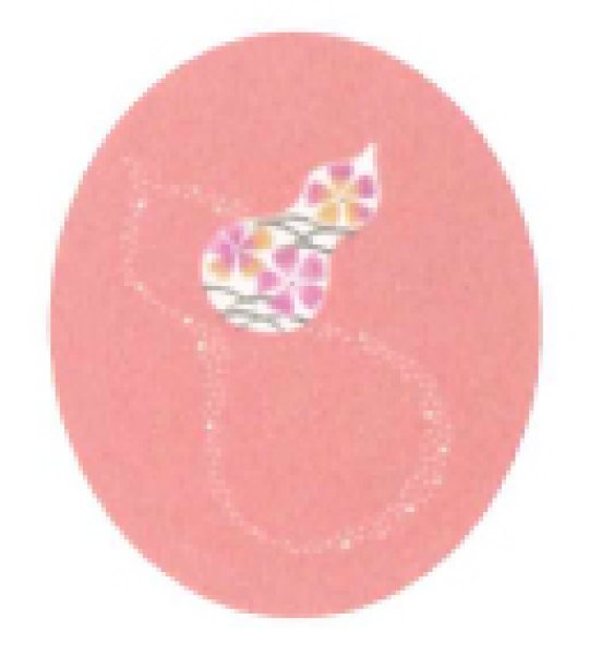 画像4: 【女単衣仕立】着物 瓢箪桜 青磁・桃【受注生産品】KI-1047 KI-1048 (4)