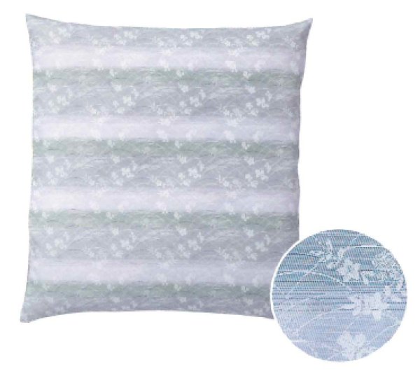 画像3: 【受注生産】夏用座布団カバー ブルー【国産】 麻混・銘仙判 1サイズ5枚1セット oz701-2 oz706 oz707 oz708 oz709 oz710 (3)