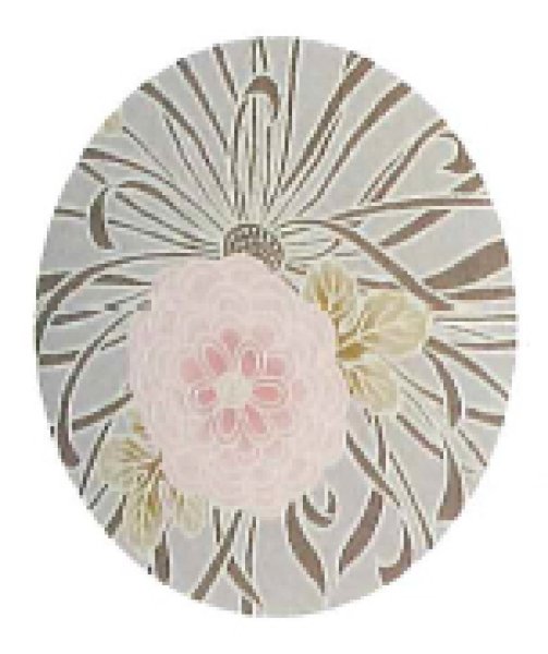 画像3: 【本手染め 女単衣仕立】着物 乱菊・灰色【受注生産品】 (3)