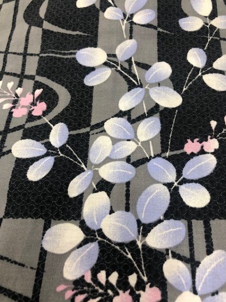 画像3: 【女性用柄】旅館用仕立て上がり人形袖浴衣 S・M・L・LL【古都のかほり】 (3)