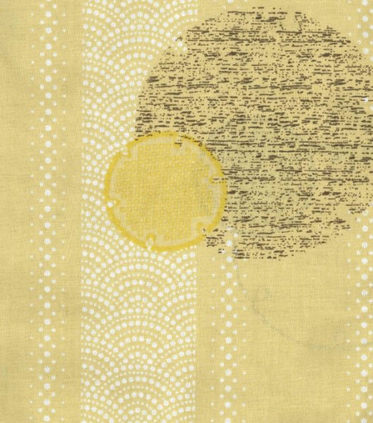 画像3: 【子ども用】旅館用仕立て上がり筒袖浴衣 小・中・大【雪化粧】 (3)