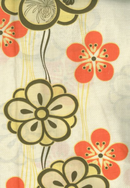 画像3: 【女性用柄】旅館用仕立て上がり人形袖浴衣 S・M・L・LL【なごみ】 (3)