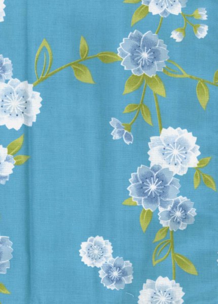 画像2: 【女性用柄】旅館用仕立て上がり人形袖浴衣 S・M・L・LL【かれん】 (2)