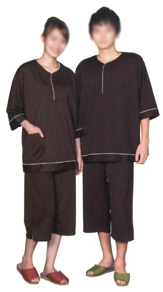 画像2: リネン対応 リラックスウエア 1サイズ10枚1セット 大人用(男女兼用)3サイズ・子ども用3サイズ (2)